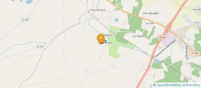 localisation de l'entreprise MONSIEUR JEAN VIGNAUD  MONTLIEU-LA-GARDE