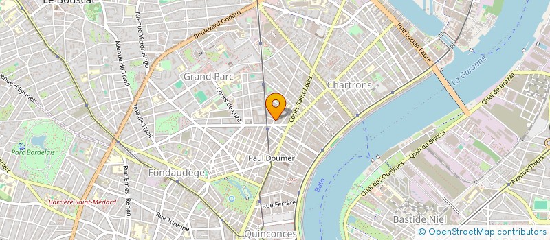 localisation de l'entreprise MONSIEUR JEAN VIGNAUD  BORDEAUX