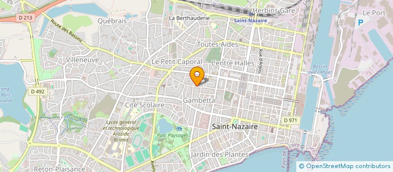 localisation de l'entreprise MONSIEUR JEAN VIGNAUX à SAINT-NAZAIRE