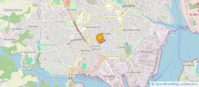 localisation de l'entreprise MONSIEUR JEAN VIGNEAU à LORIENT