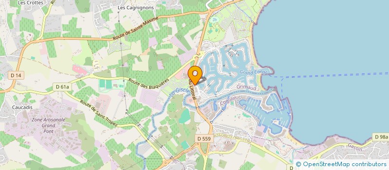 localisation de l'entreprise MONSIEUR JEAN VIGNERON à GRIMAUD