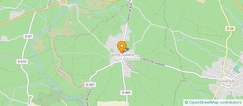 localisation de l'entreprise MONSIEUR JEAN VIGUES-QUENOR  SAINTE-VALIERE