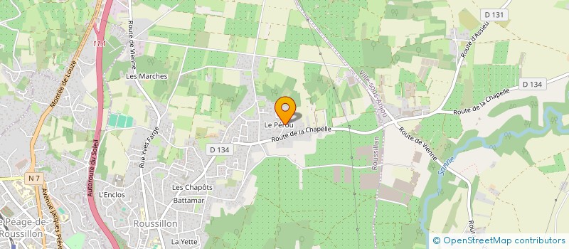 localisation de l'entreprise MONSIEUR JEAN VIGUIE  ROUSSILLON