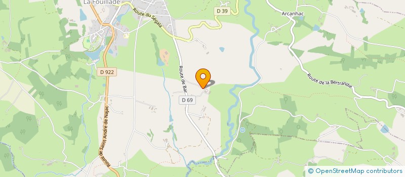 localisation de l'entreprise MONSIEUR JEAN VIGUIE  LA FOUILLADE