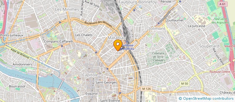 localisation de l'entreprise MONSIEUR JEAN VIGUIE à TOULOUSE