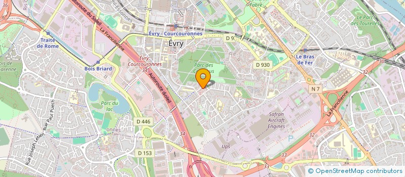 localisation de l'entreprise MONSIEUR JEAN VILA  EVRY-COURCOURONNES