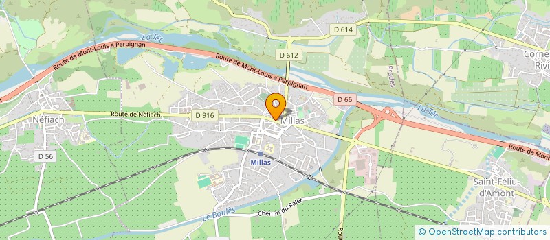 localisation de l'entreprise MONSIEUR JEAN VILARDELL  MILLAS