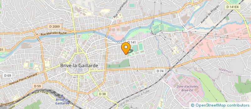 localisation de l'entreprise MONSIEUR JEAN VILATTE à BRIVE-LA-GAILLARDE