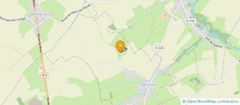 localisation de l'entreprise MONSIEUR JEAN VILETTE  BERSILLIES