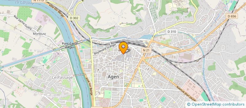 localisation de l'entreprise MONSIEUR JEAN VILLA  AGEN