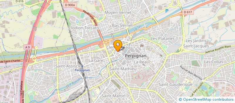 localisation de l'entreprise MONSIEUR JEAN VILLACEQUE  PERPIGNAN