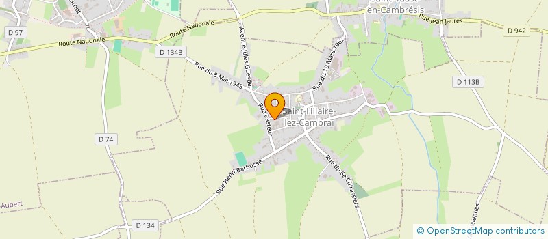 localisation de l'entreprise MONSIEUR JEAN VILLAIN  SAINT-HILAIRE-LEZ-CAMBRAI