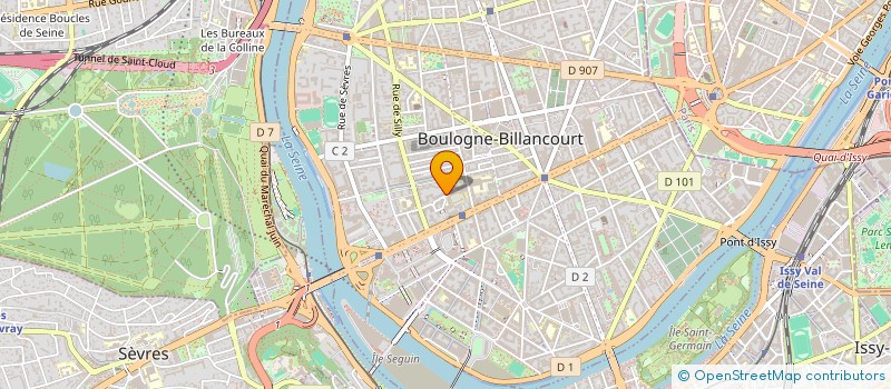 localisation de l'entreprise MONSIEUR JEAN VILLAIN à BOULOGNE-BILLANCOURT