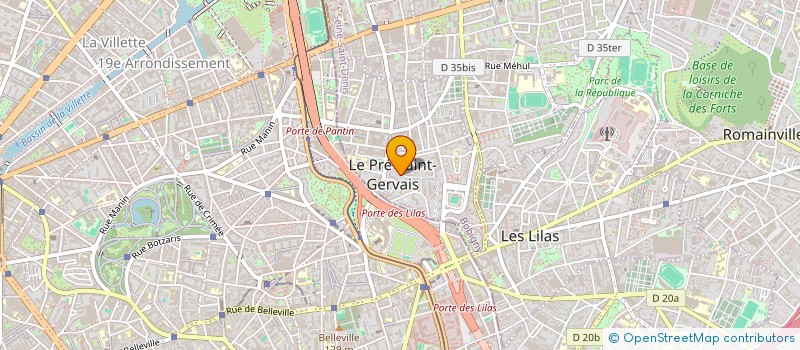 localisation de l'entreprise MONSIEUR JEAN VILLAIN à LE PRE-SAINT-GERVAIS