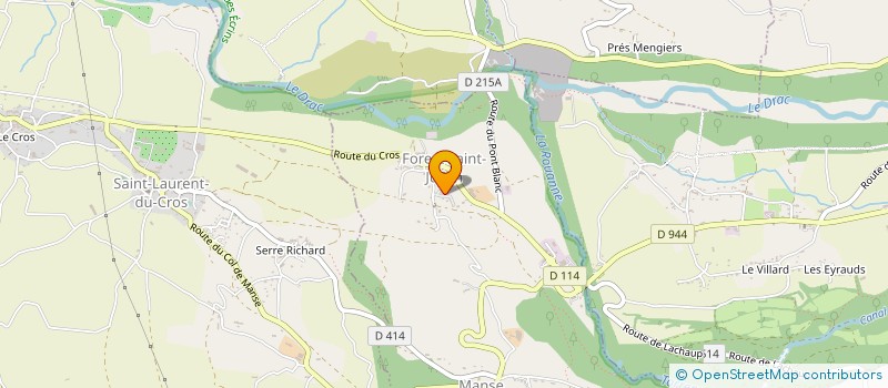 localisation de l'entreprise MONSIEUR JEAN VILLARD  ANCELLE