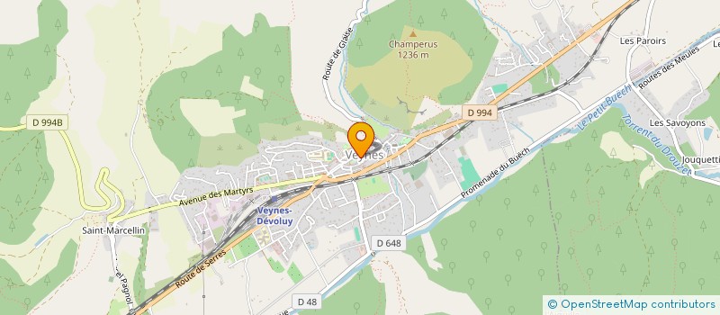 localisation de l'entreprise MONSIEUR JEAN VILLARET  VEYNES