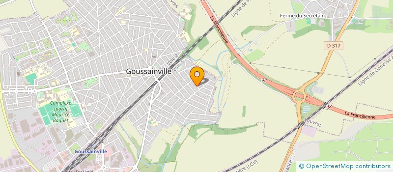 localisation de l'entreprise MONSIEUR JEAN VILLARSON  GOUSSAINVILLE