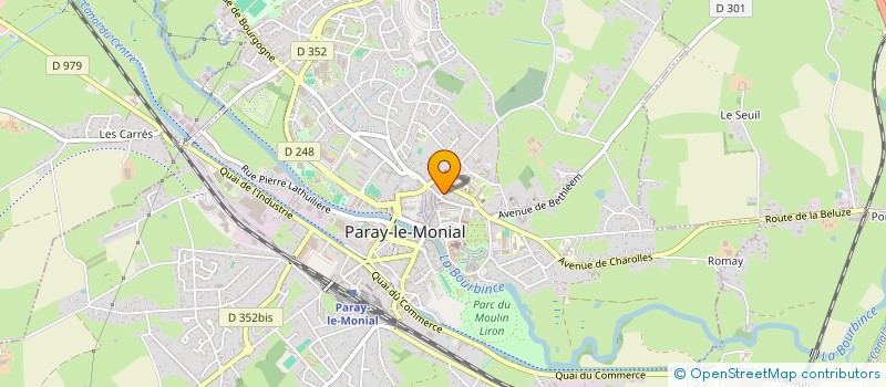 localisation de l'entreprise MONSIEUR JEAN VILLECOURT  PARAY-LE-MONIAL