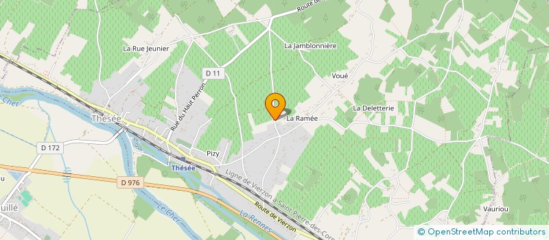 localisation de l'entreprise MONSIEUR JEAN VILLEMAINE  THESEE