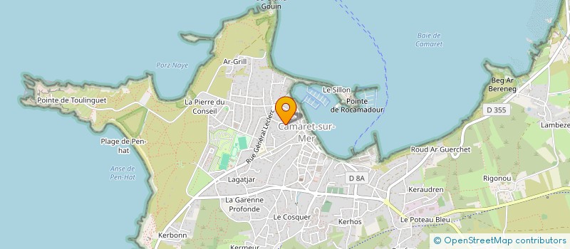 localisation de l'entreprise MONSIEUR JEAN VILLEMOT  CAMARET-SUR-MER