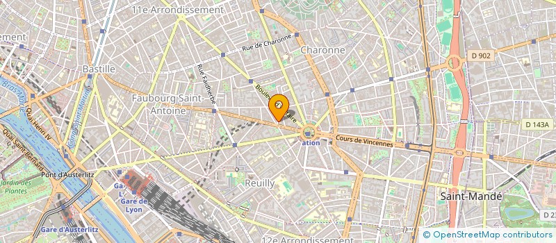 localisation de l'entreprise MONSIEUR JEAN VILLEROUX  PARIS