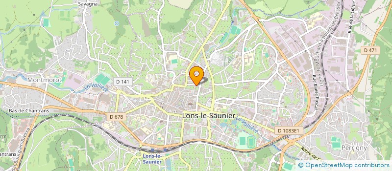localisation de l'entreprise MONSIEUR JEAN VILLET à LONS-LE-SAUNIER