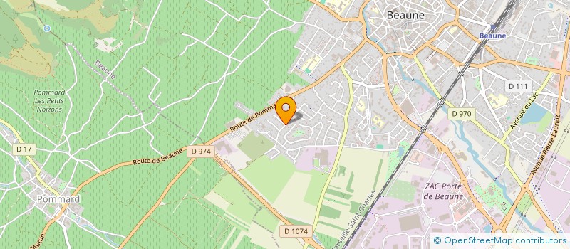 localisation de l'entreprise MONSIEUR JEAN VILLIEN  BEAUNE