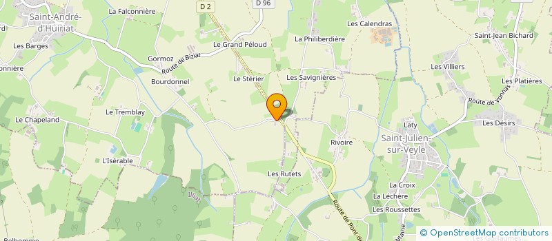 localisation de l'entreprise MONSIEUR JEAN VILLIER à SAINT-ANDRE-D'HUIRIAT