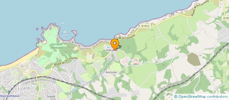 localisation de l'entreprise MONSIEUR JEAN VILLIOT  URRUGNE