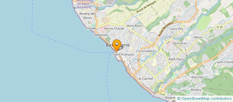 localisation de l'entreprise MONSIEUR JEAN VILMEN  BASSE-TERRE