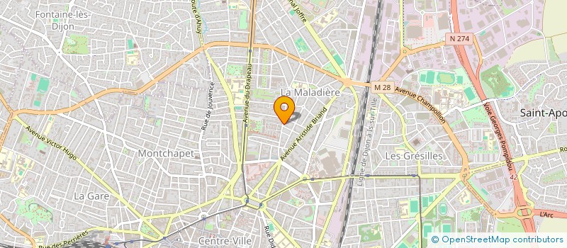 localisation de l'entreprise MONSIEUR JEAN VINAY à DIJON