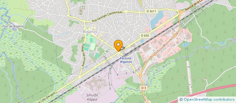 localisation de l'entreprise MONSIEUR JEAN VINCENSINI  MIOS