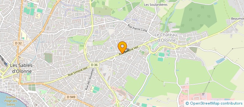 localisation de l'entreprise MONSIEUR JEAN VINCENT à LES SABLES D'OLONNE