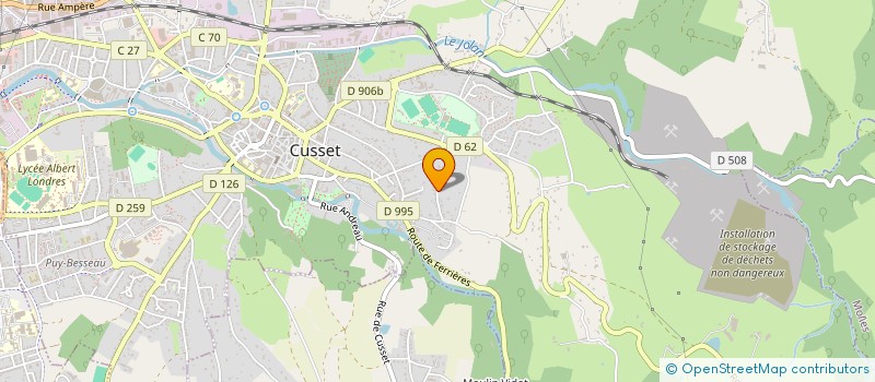 localisation de l'entreprise MONSIEUR JEAN VINCENT à CUSSET