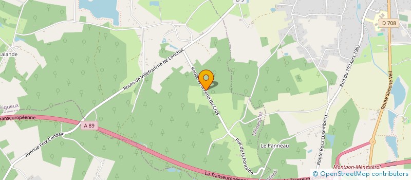 localisation de l'entreprise MONSIEUR JEAN VINCENT  MENESPLET