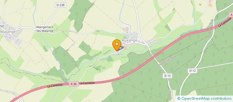 localisation de l'entreprise MONSIEUR JEAN VINCENT  AUXANGE