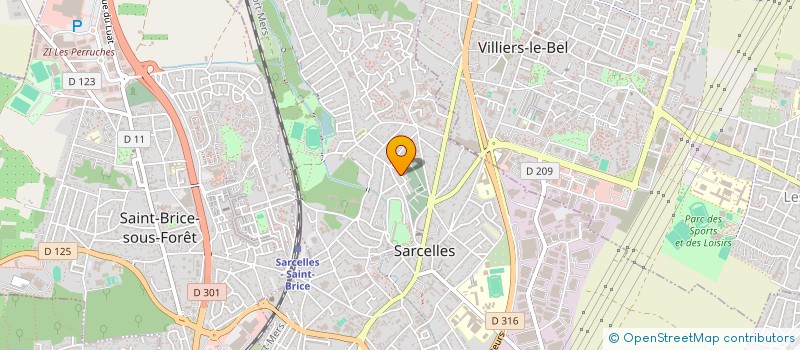 localisation de l'entreprise MONSIEUR JEAN VINCENT  SARCELLES