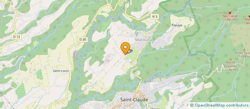 localisation de l'entreprise MONSIEUR JEAN VINCENT BERTAUD à SAINT-CLAUDE