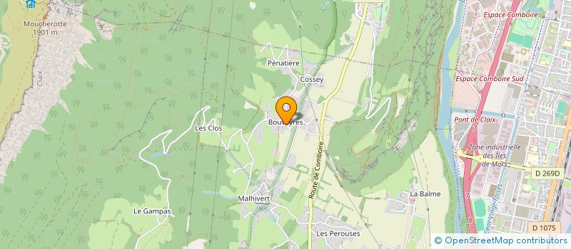 localisation de l'entreprise MONSIEUR JEAN-VINCENT BRISA  CLAIX