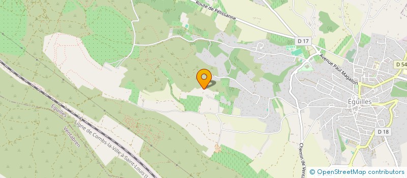 localisation de l'entreprise MONSIEUR JEAN-VINCENT CECCALDI  EGUILLES