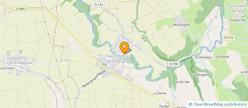 localisation de l'entreprise MONSIEUR JEAN VINCENT DECOURTEIX  SAINT-REMY-DE-CHARGNAT