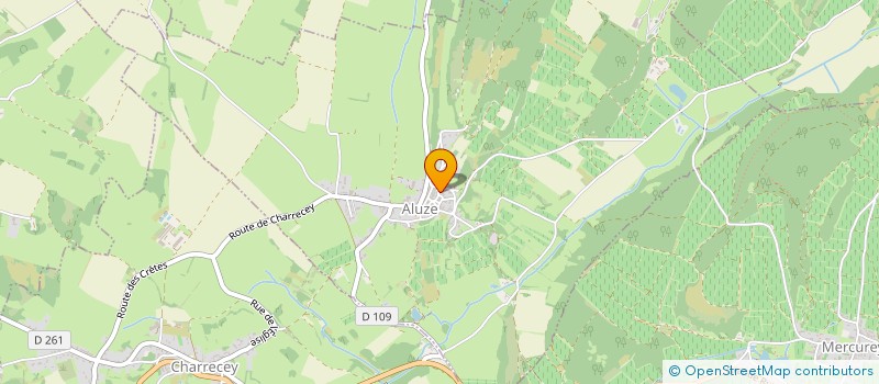 localisation de l'entreprise MONSIEUR JEAN-VINCENT DESGRANGES  ALUZE