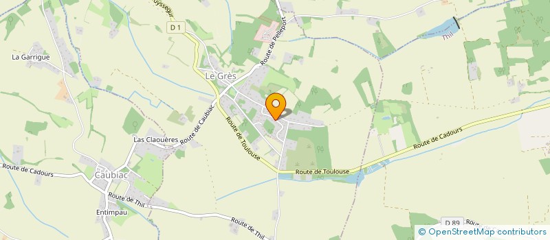 localisation de l'entreprise MONSIEUR JEAN-VINCENT GALINDO  LE GRES