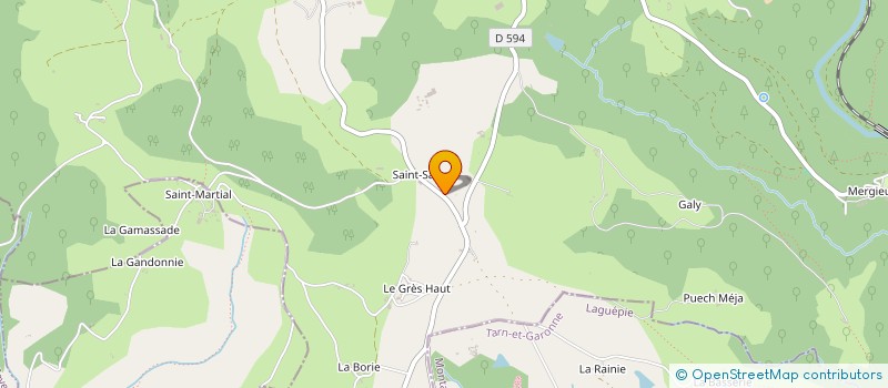 localisation de l'entreprise MONSIEUR JEAN-VINCENT LEDUC à NAJAC