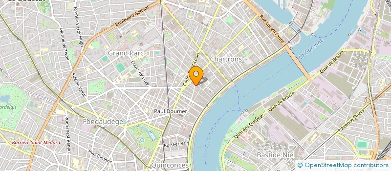 localisation de l'entreprise MONSIEUR JEAN-VINCENT VALLETTE  BORDEAUX