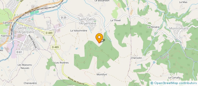 localisation de l'entreprise MONSIEUR JEAN VINET à SAINT-GENIS-L'ARGENTIERE