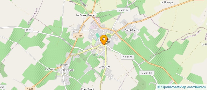 localisation de l'entreprise MONSIEUR JEAN VINET  ARCHIAC