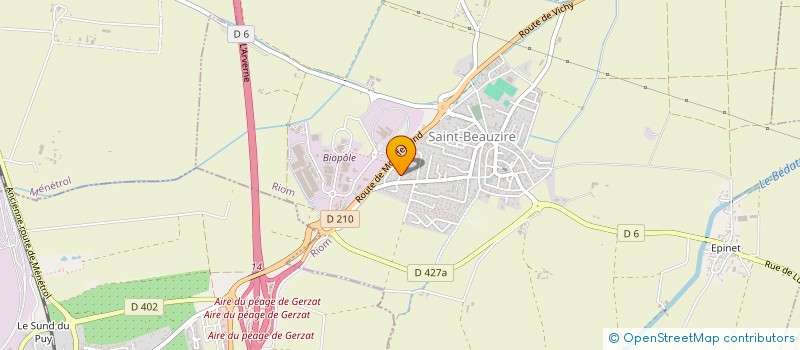 localisation de l'entreprise MONSIEUR JEAN VINSON à SAINT-BEAUZIRE