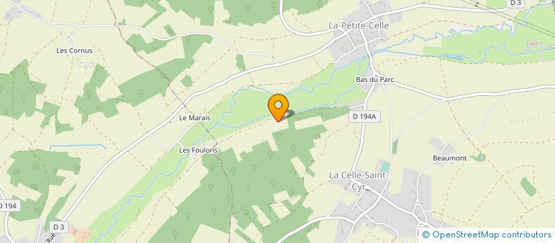 localisation de l'entreprise MONSIEUR JEAN VIOLLET à LA CELLE-SAINT-CYR