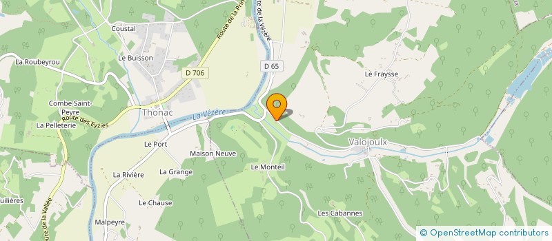 localisation de l'entreprise MONSIEUR JEAN VIOU à MONTIGNAC-LASCAUX
